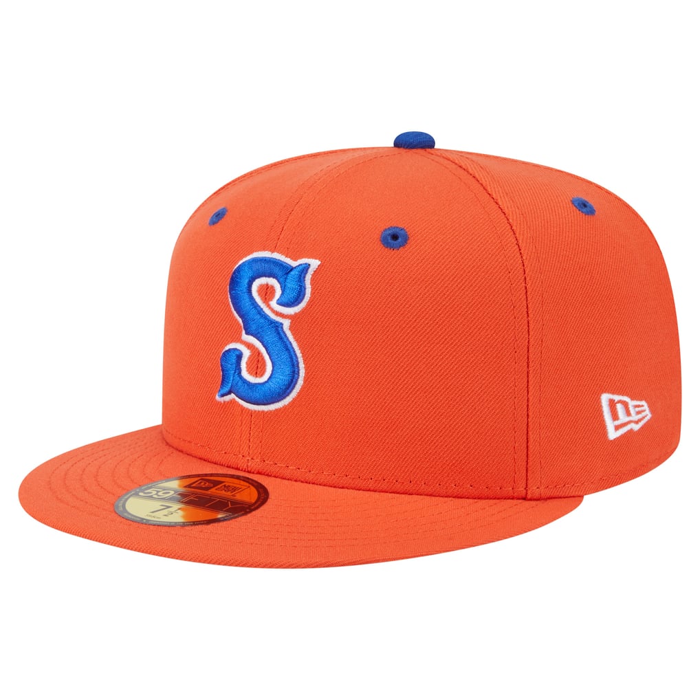  Syracuse Mets New Era Authentic Collection 59FIFTY Fitted Hat - Orange